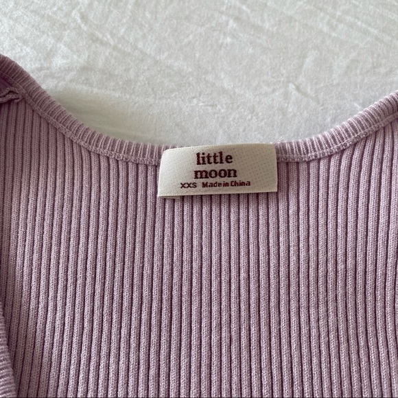 aritzia little moon purple prunella knit top - Picture 2 of 5